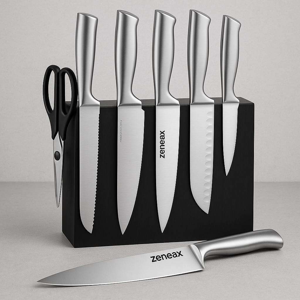 Zeneax Stainless Steel Knife Sets