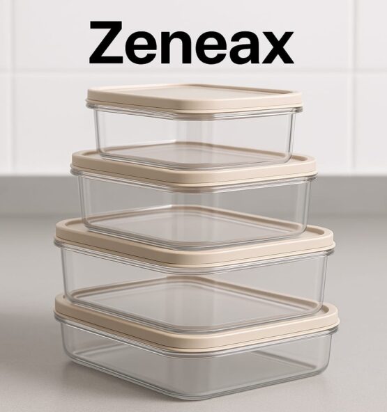Zeneax Stackable Food Storage Containers