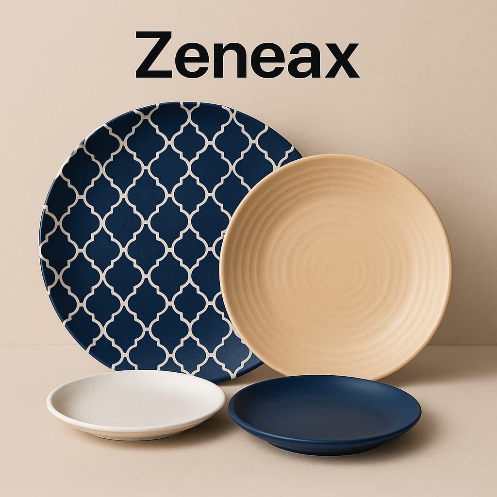 Zeneax Melamine Plates