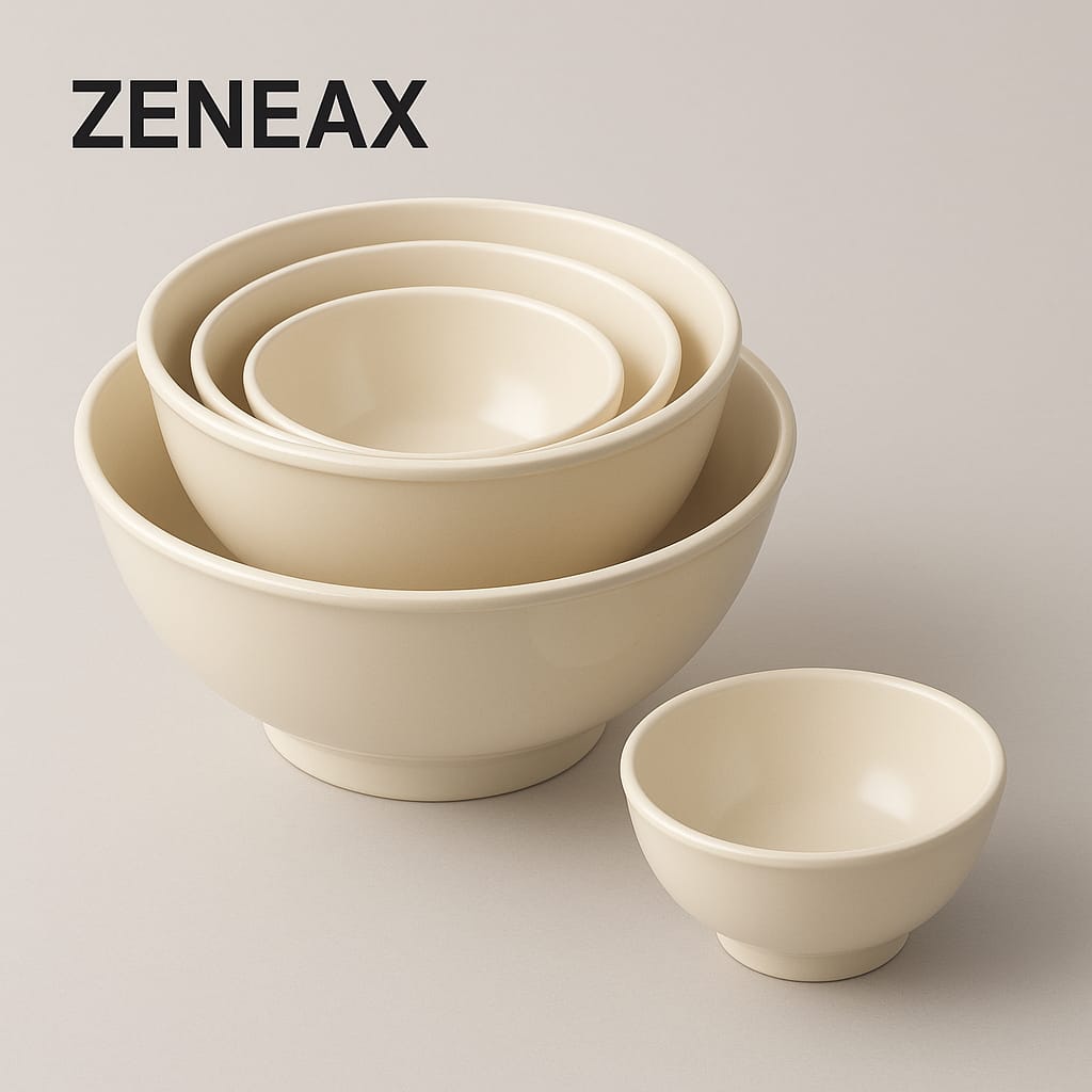 Zeneax Melamine Bowls