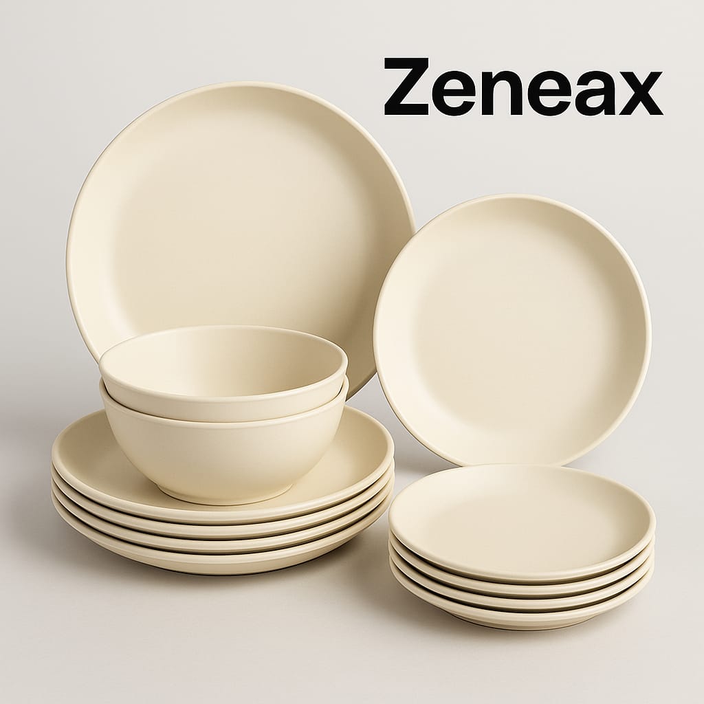 Zeneax Microwave-Safe & Stackable Dinnerware Sets s