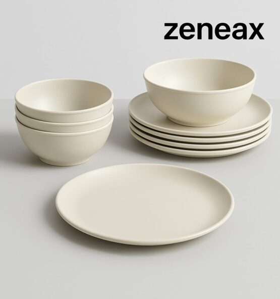 Zeneax Microwave-Safe & Stackable Dinnerware Sets