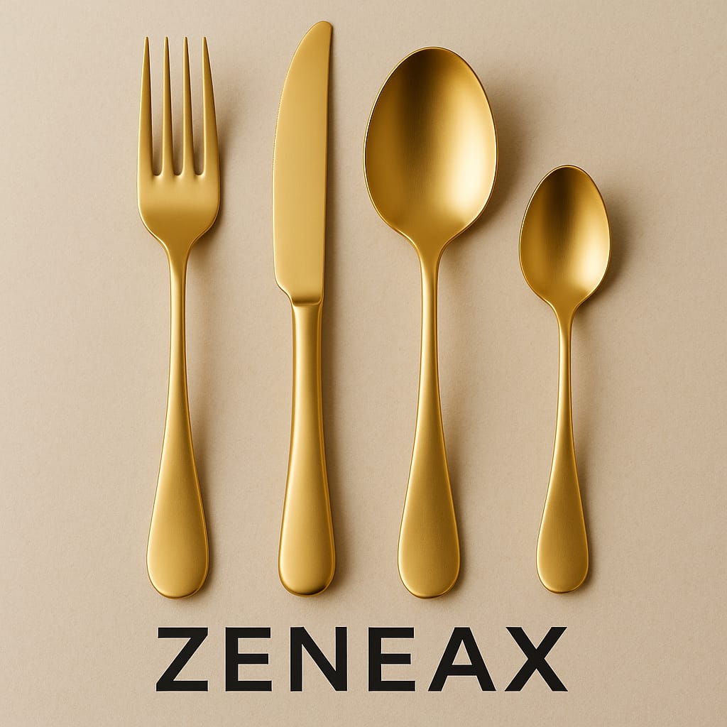 Luxury Gold-Plated Cutlery Sets