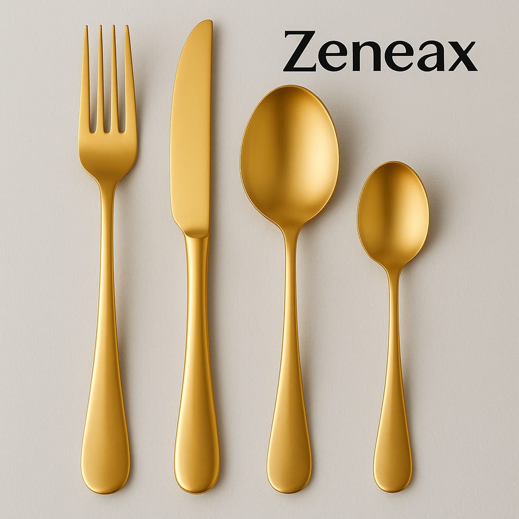 Luxury Gold-Plated Cutlery Sets