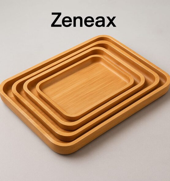 Zeneax Bamboo Serving Trays