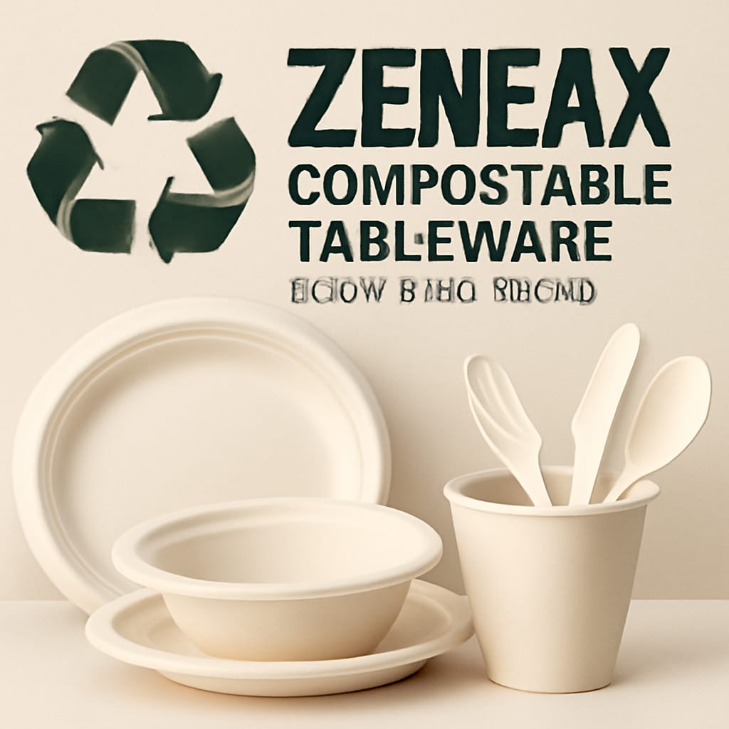 Zeneax Compostable Tableware