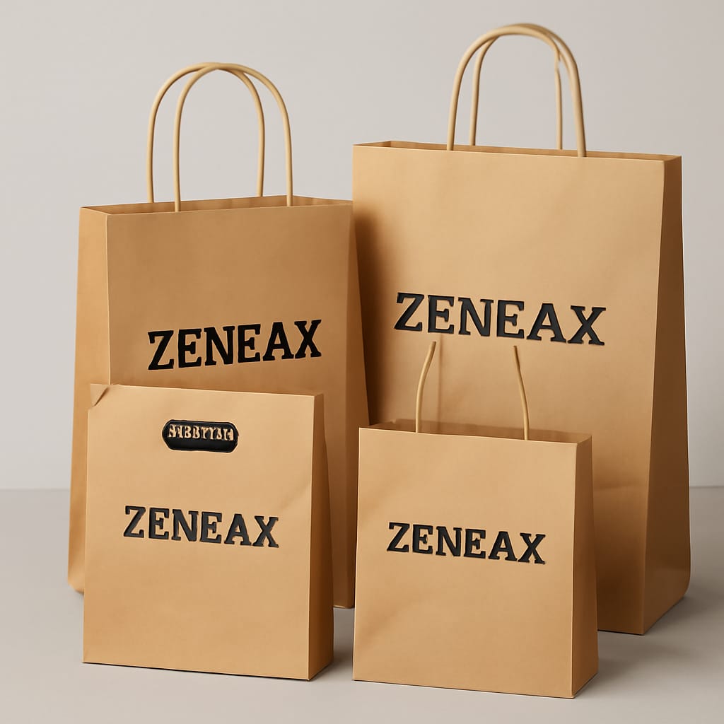 Zeneax Kraft Paper Bags