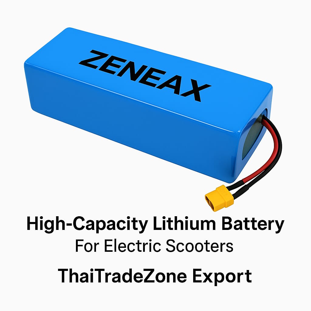 Zeneax High-Capacity Lithium Batteries for Electric Scooters