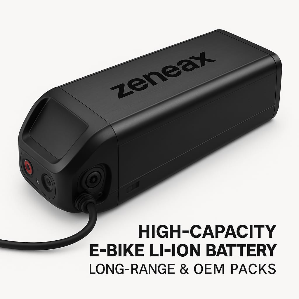 Zeneax High-Capacity E-Bike Li-ion Batteries