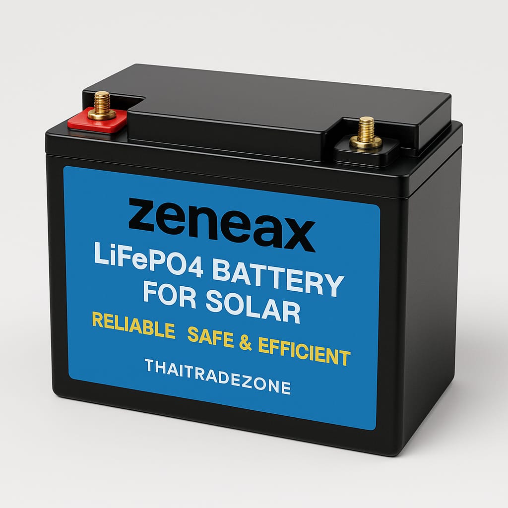 Zeneax LiFePO4 Batteries for Solar