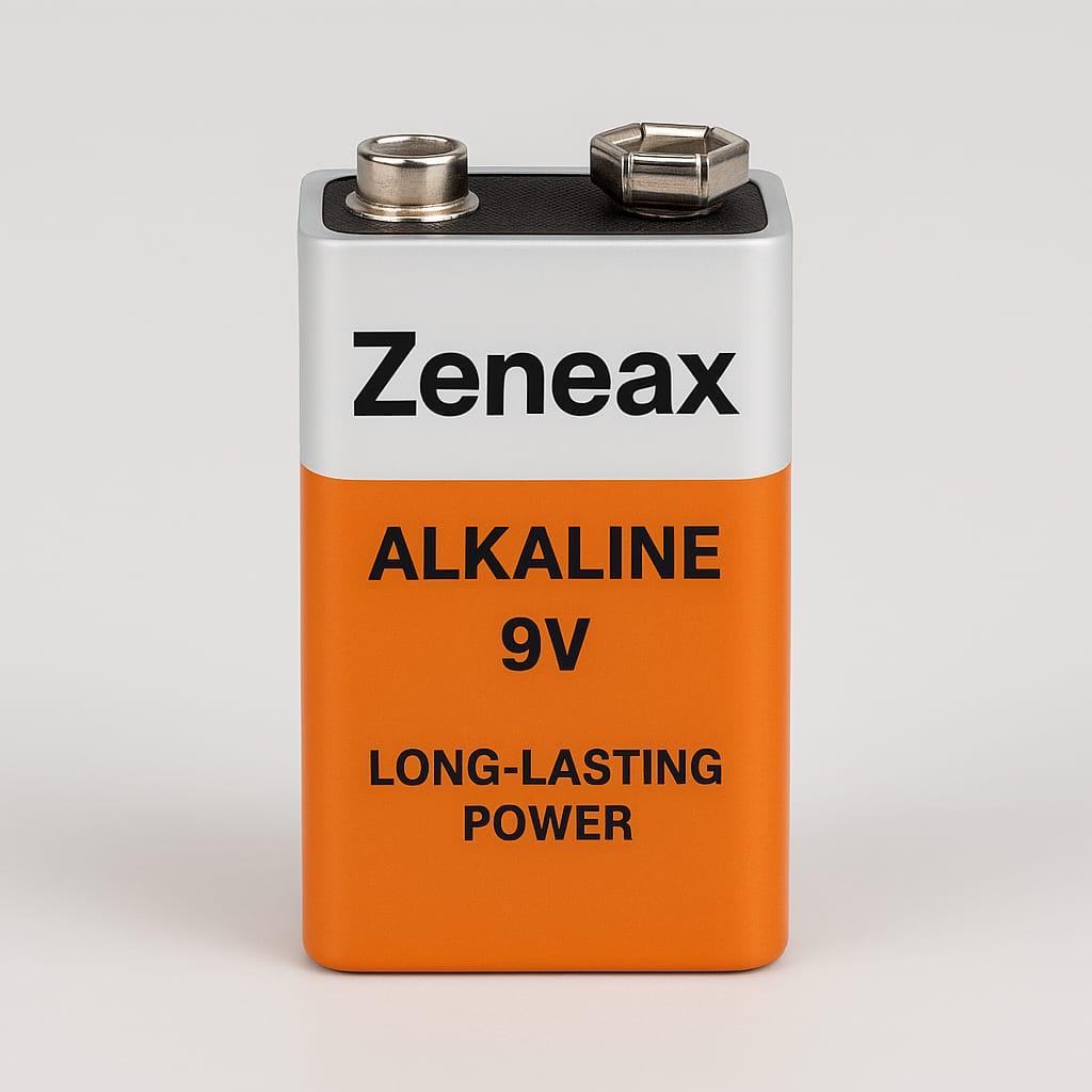 Zeneax Alkaline 9V Batteries