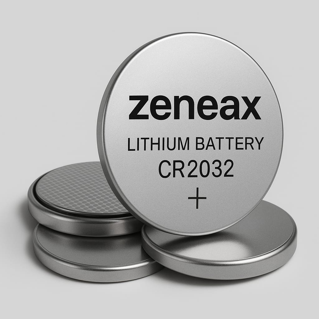 Zeneax CR2032 Lithium Coin Batteries