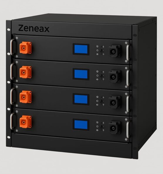Zeneax Rack-Mounted Solar Battery Storage