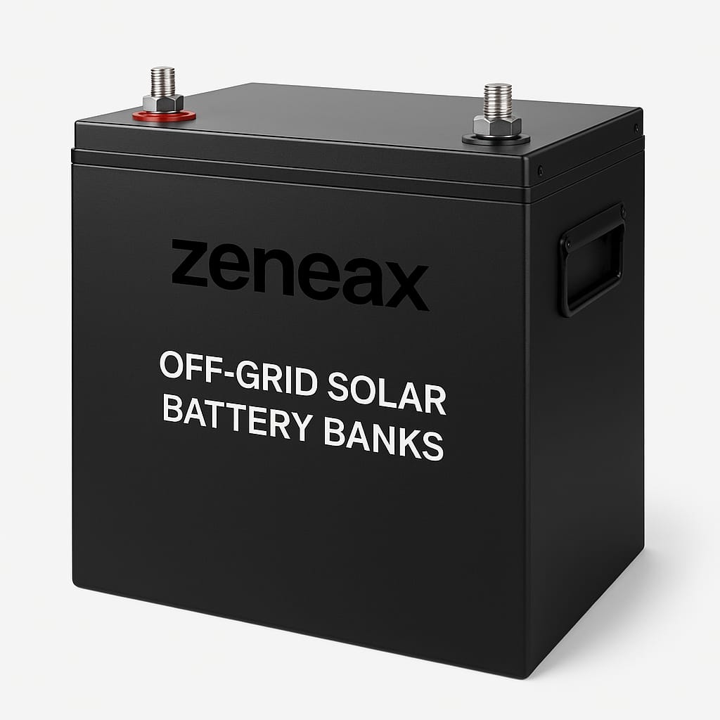 Zeneax Off-Grid Solar Battery Banks