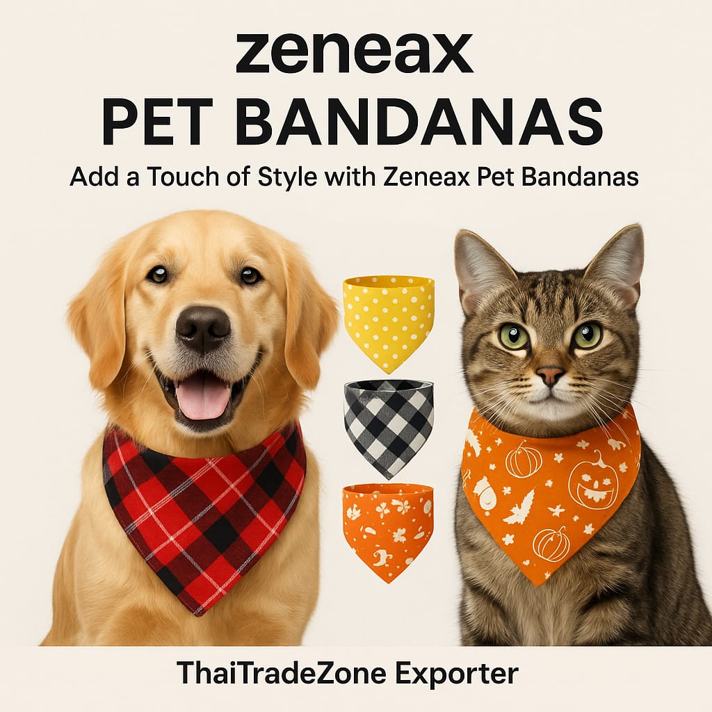 Zeneax Pet Bandanas