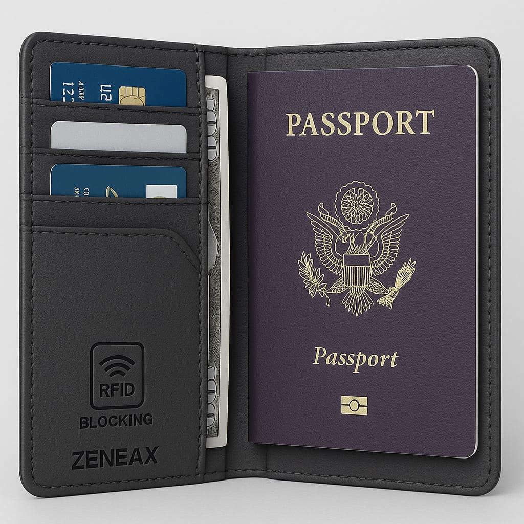 Zeneax RFID Blocking Passport Holders
