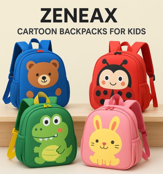 Zeneax Cartoon Backpacks for Kids