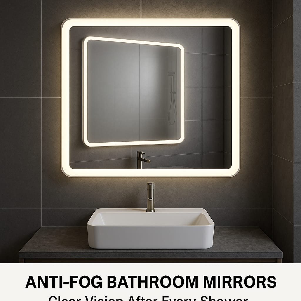 Zeneax Anti-Fog Bathroom Mirrors