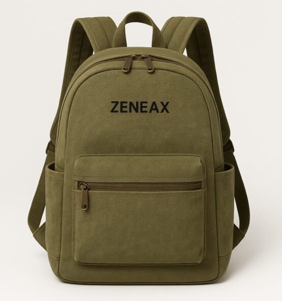 Eco-Friendly Canvas Backpacks by Zeneax