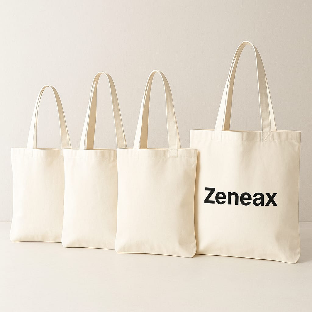 Eco-Friendly Cotton Tote Bags by Zeneax