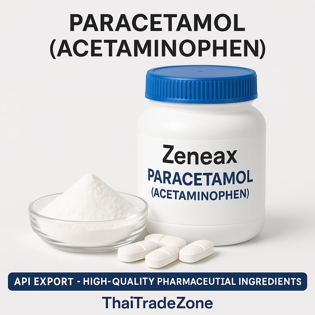 Zeneax Paracetamol (Acetaminophen) API Export