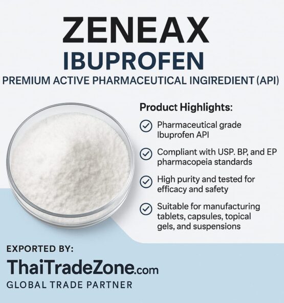 Zeneax Ibuprofen API Export