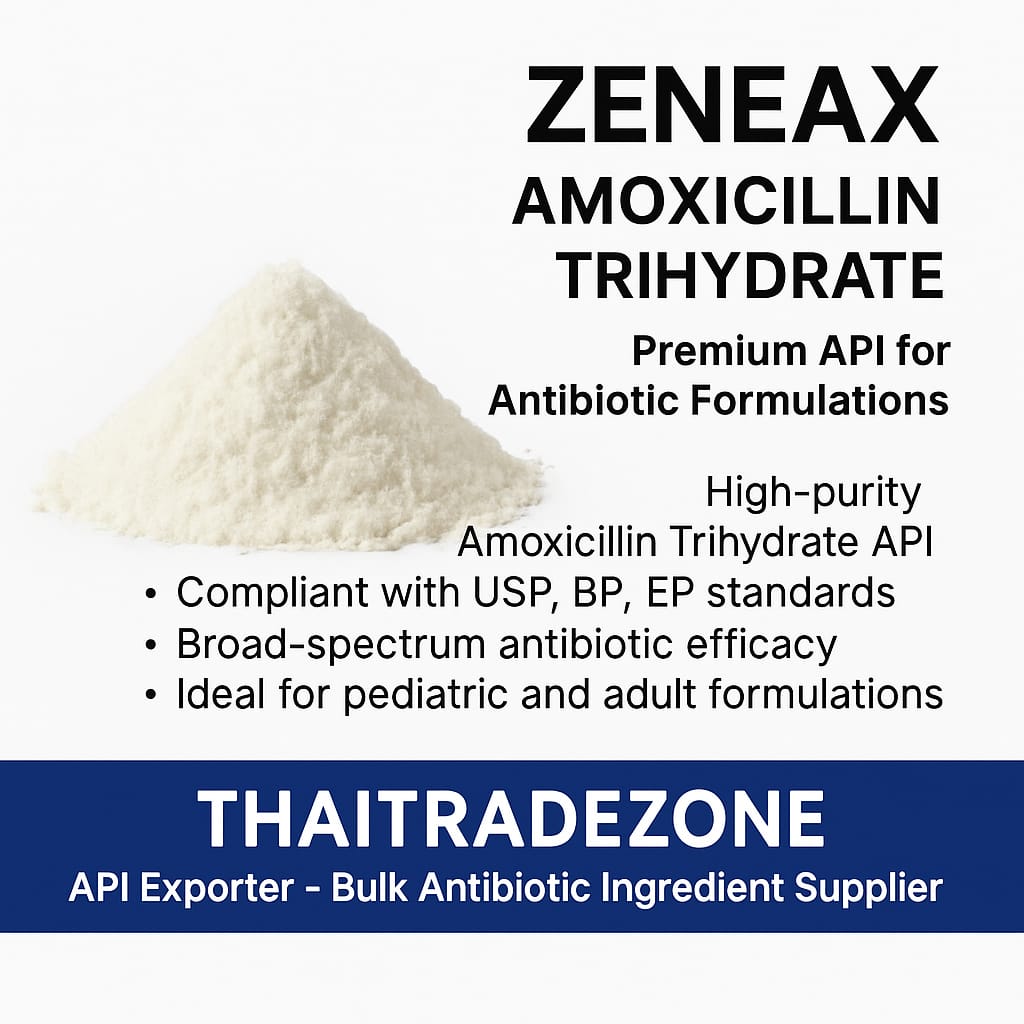 Zeneax Amoxicillin Trihydrate API Exporter