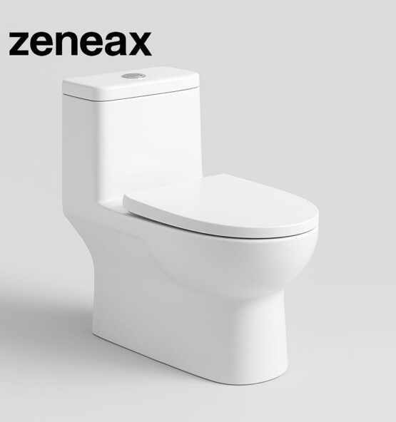 Zeneax One-Piece P-Trap Toilets