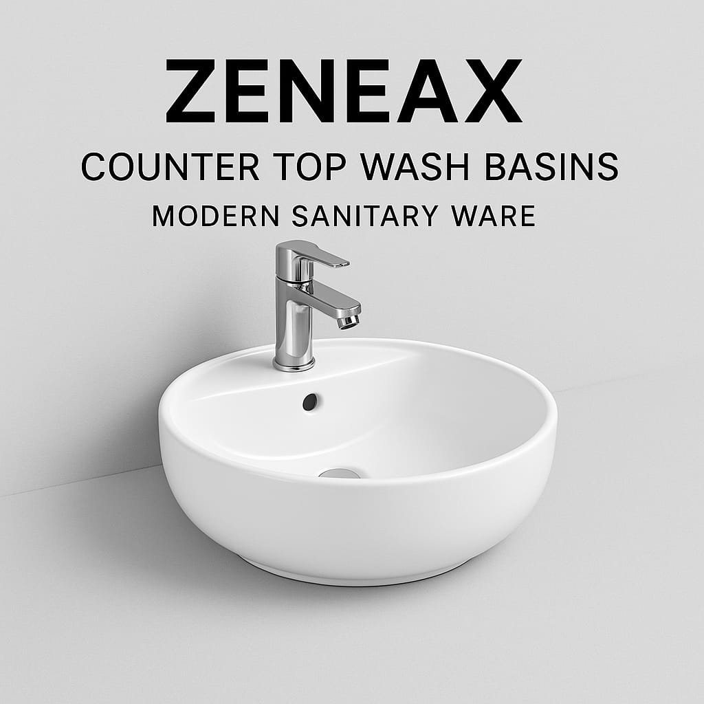 Zeneax Counter Top Wash Basins