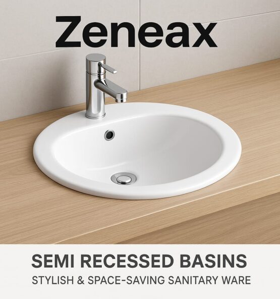 Zeneax Semi Recessed Basins
