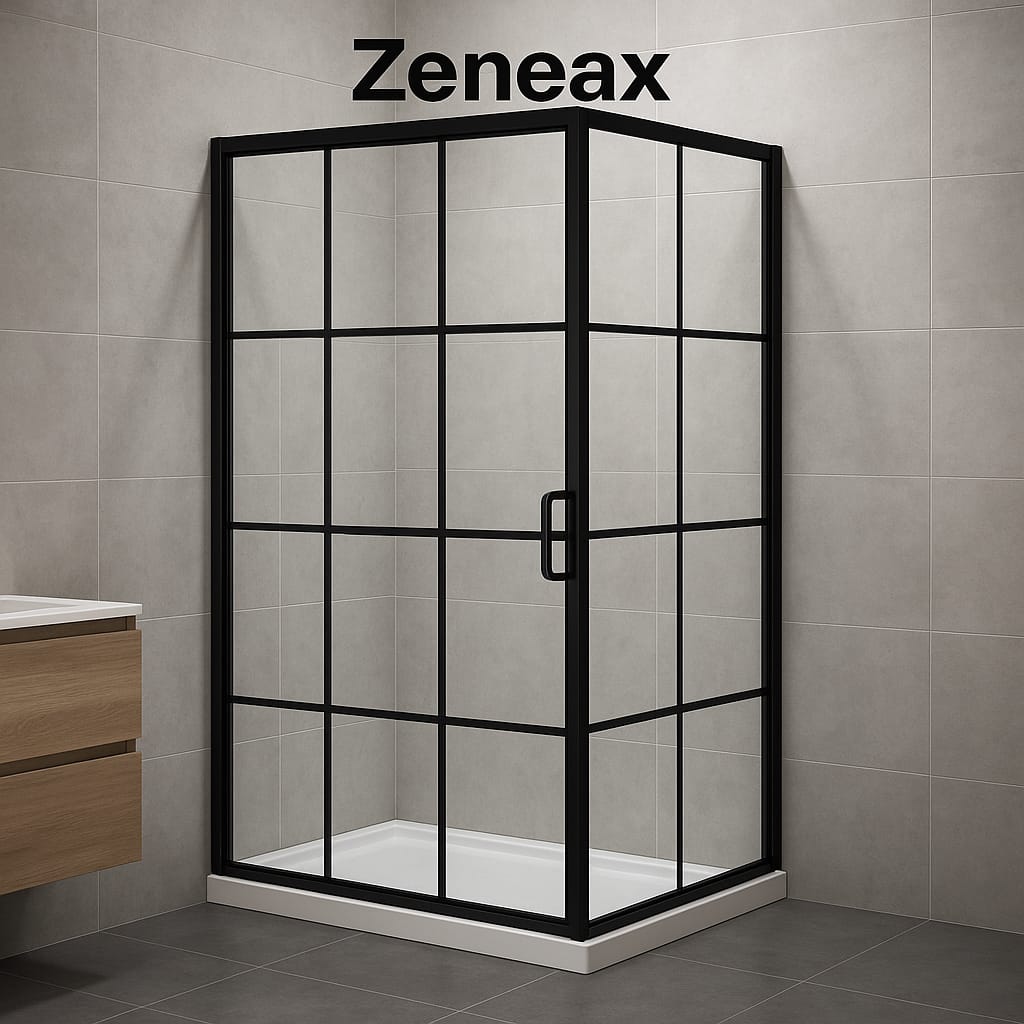 Zeneax Framed Glass Shower Enclosures