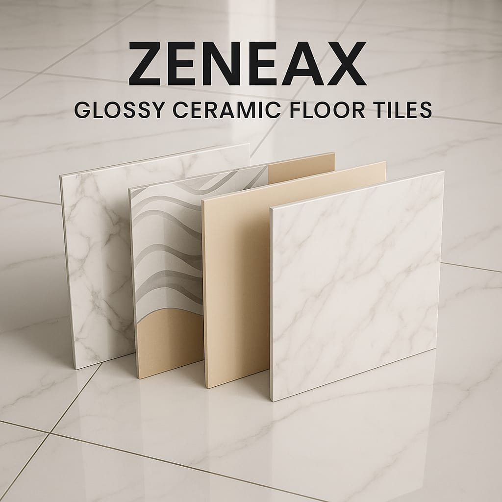 Zeneax Glossy Ceramic Floor Tiles