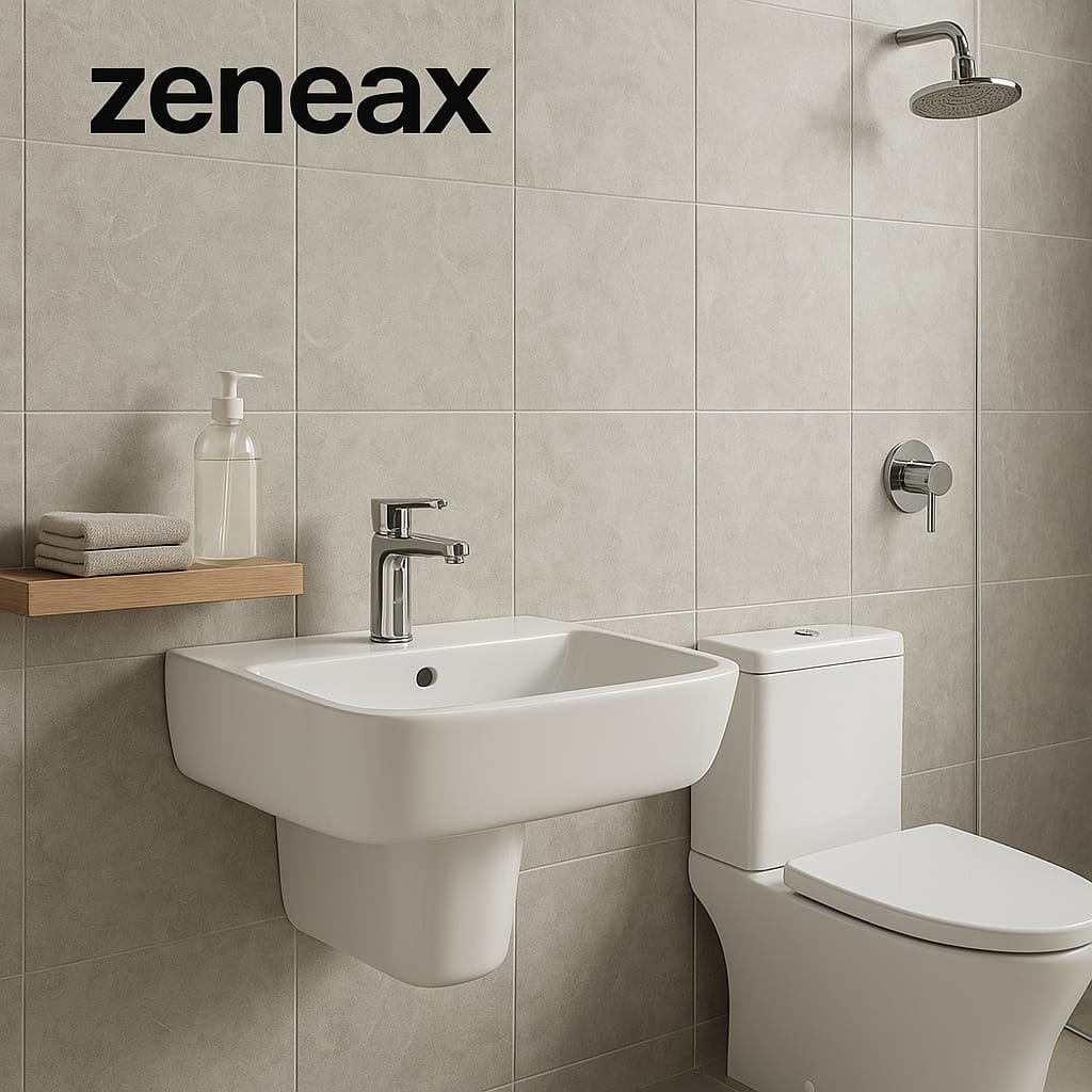 Zeneax Ceramic Bathroom Wall Tiles