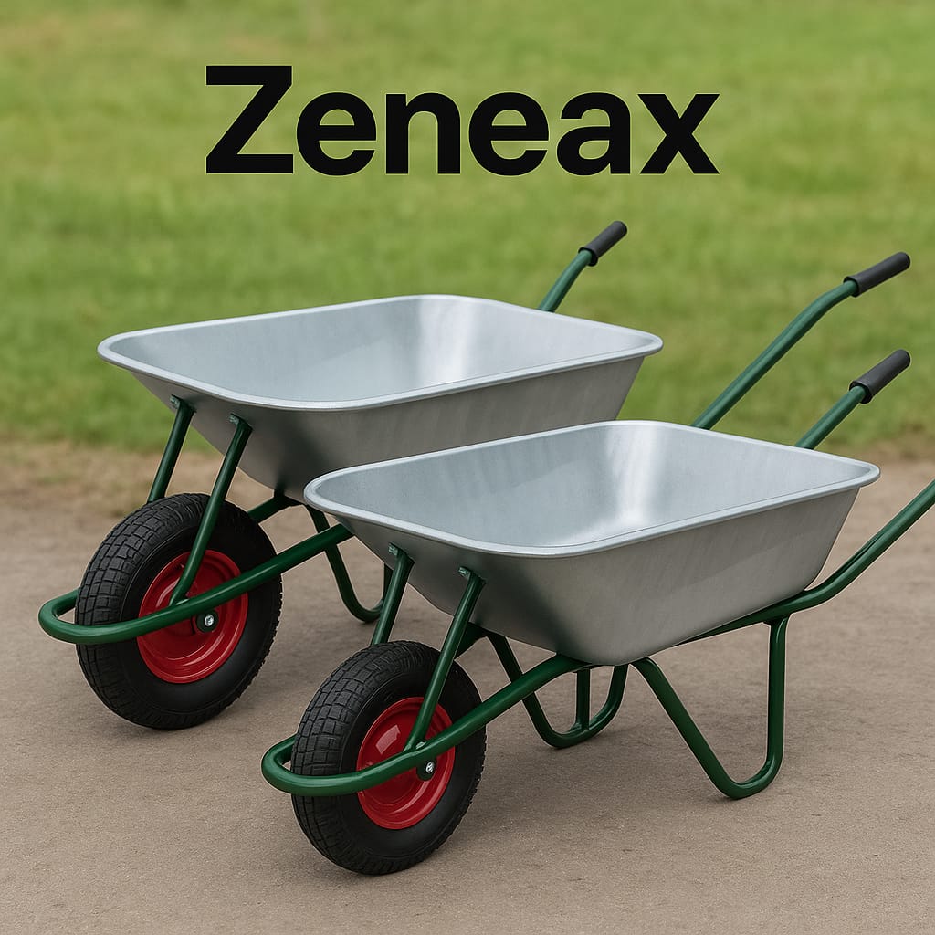Zeneax Metal Wheelbarrows