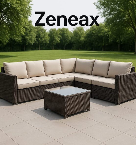Zeneax Rattan Garden Sofa Sets