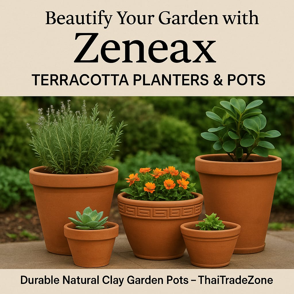Zeneax Terracotta Planters & Pots