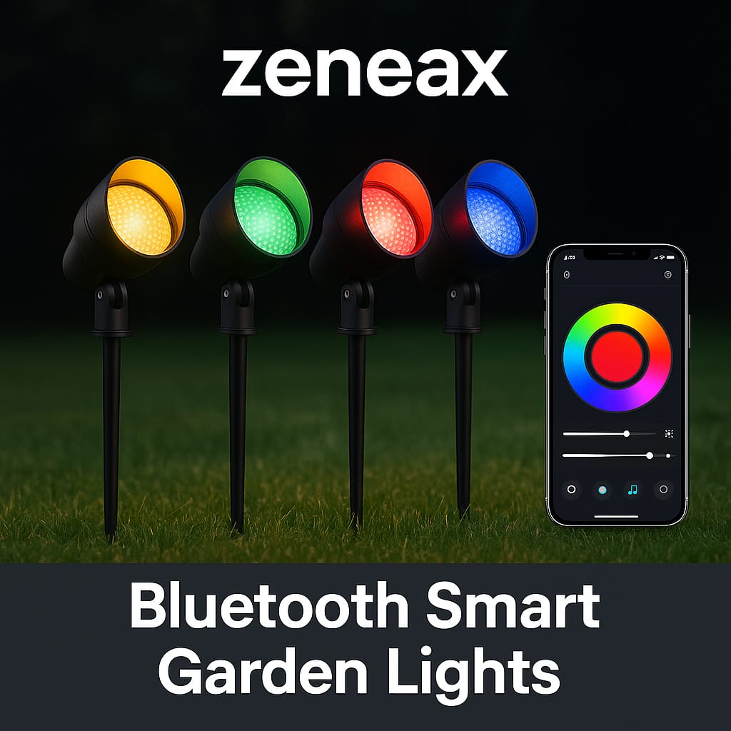 Zeneax Bluetooth Smart Garden Lights