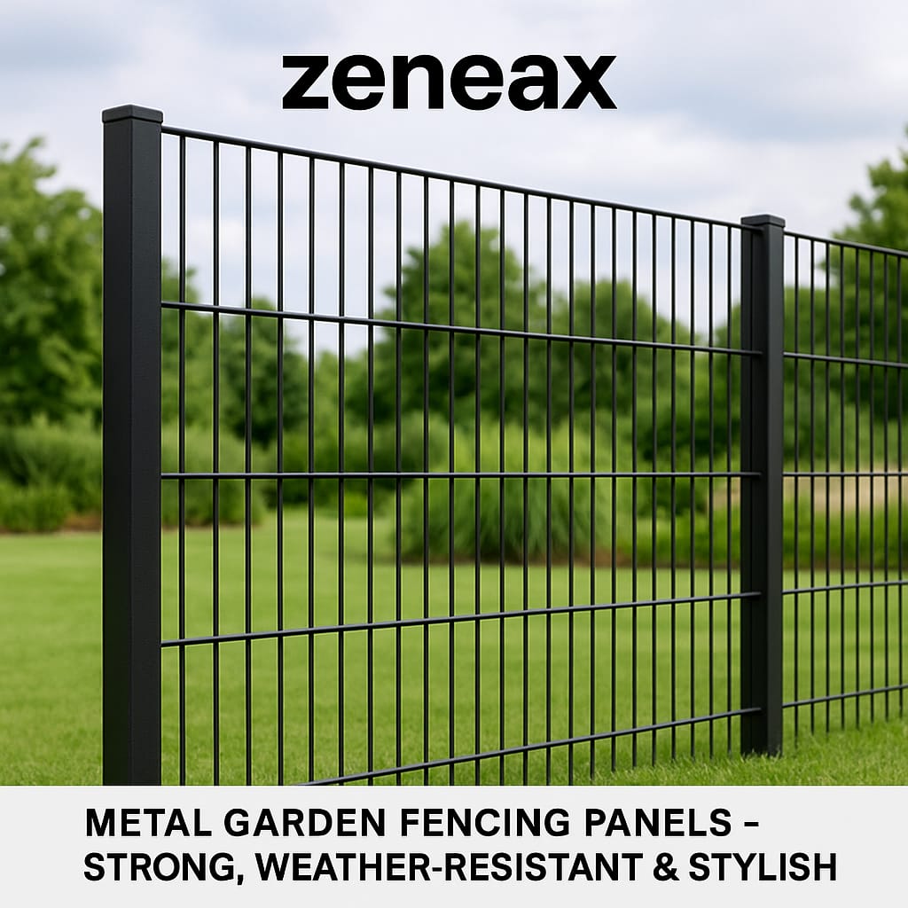 Zeneax Metal Garden Fencing Panels