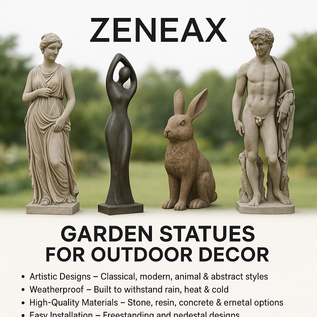 Zeneax Garden Statues for Outdoor Decor