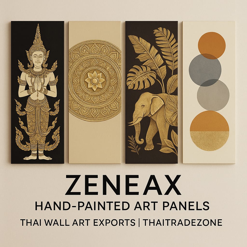 Zeneax Hand-Painted Art Panels