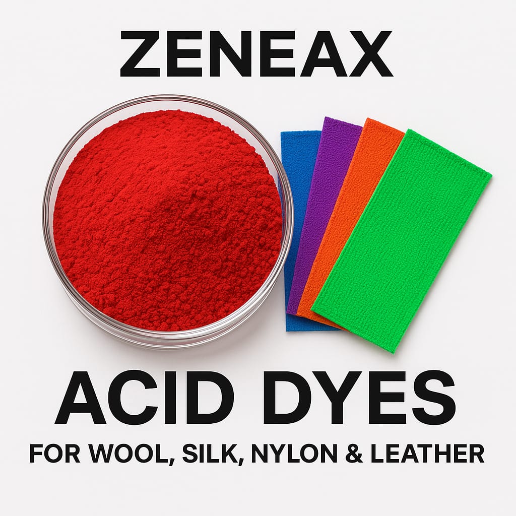Zeneax Acid Dyes for Wool, Silk, Nylon & Leather